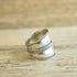 Sterling Silver Cigar Band Ring - Size 9